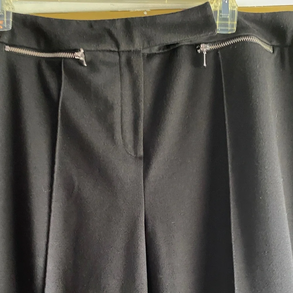 Long Tall Sally size 12 Black Women's Pantsuit with Zipper Detail - Picture 11 of 16